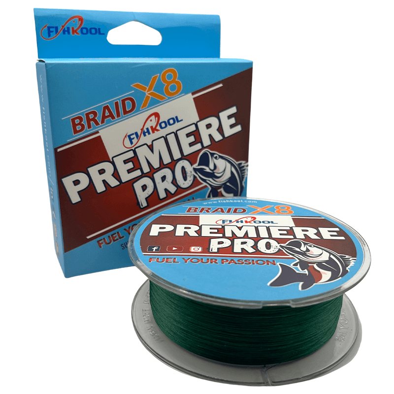 FISHKOOL PREMIERE PRO 4-strand PE braided fishing line spool